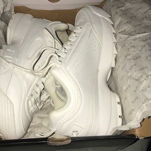 FILA Disruptor II All White